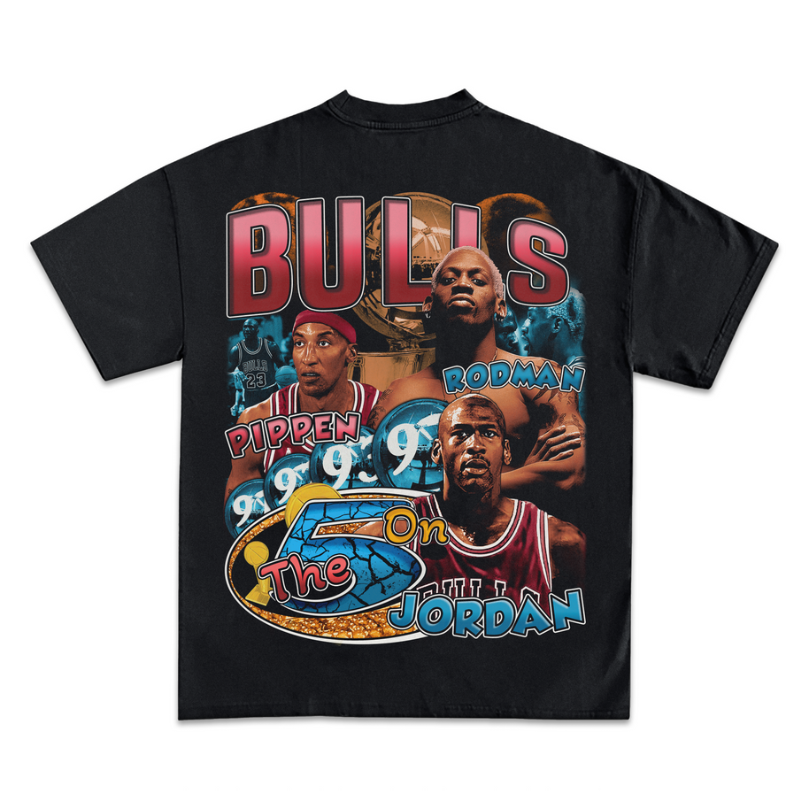 1997 Chicago Bulls Big 3 Graphic T-Shirt