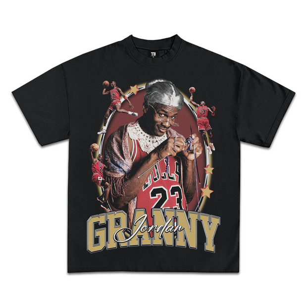 Michael Jordan Granny Graphic T-Shirt