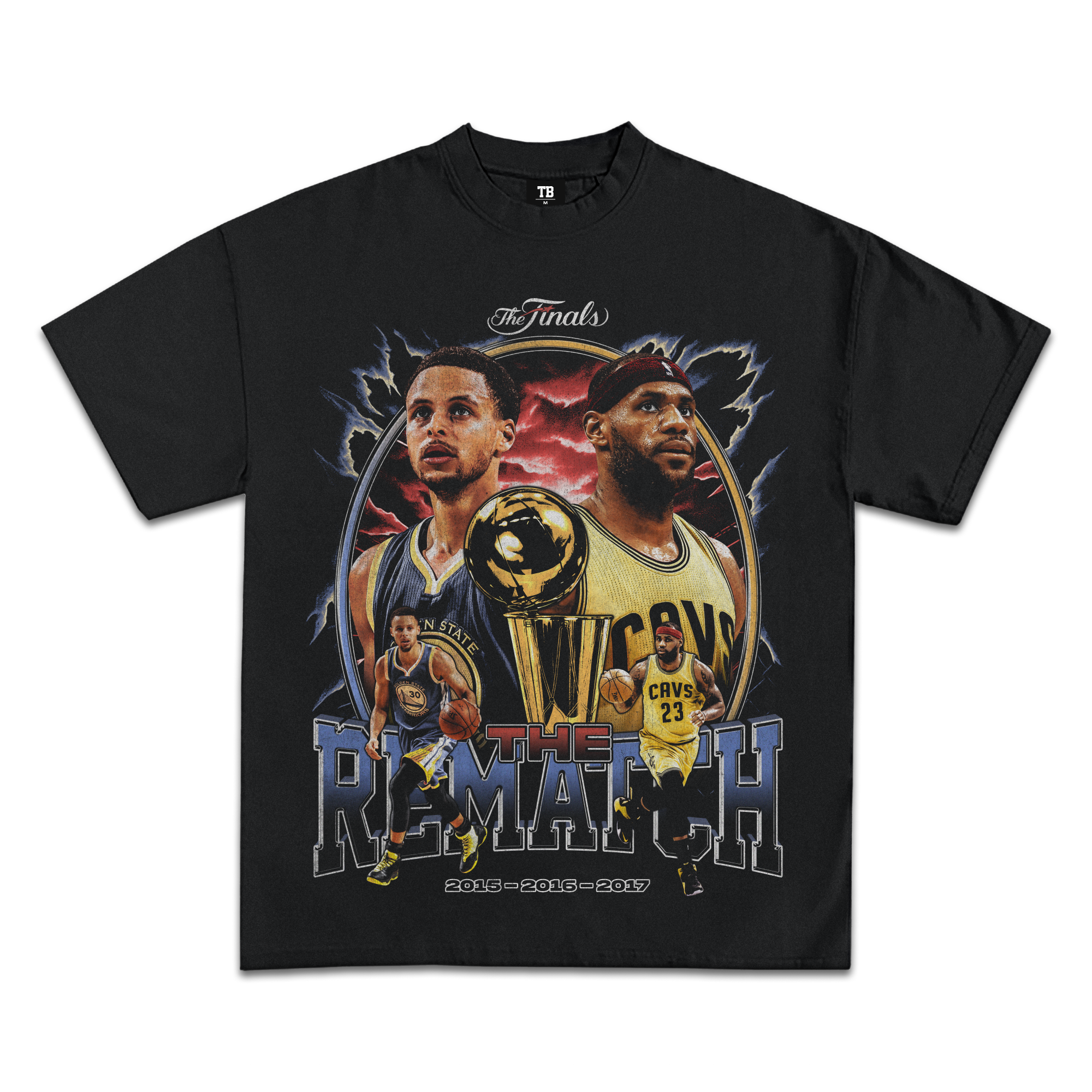 Stephen Curry vs LeBron James The Rematch Graphic T-Shirt