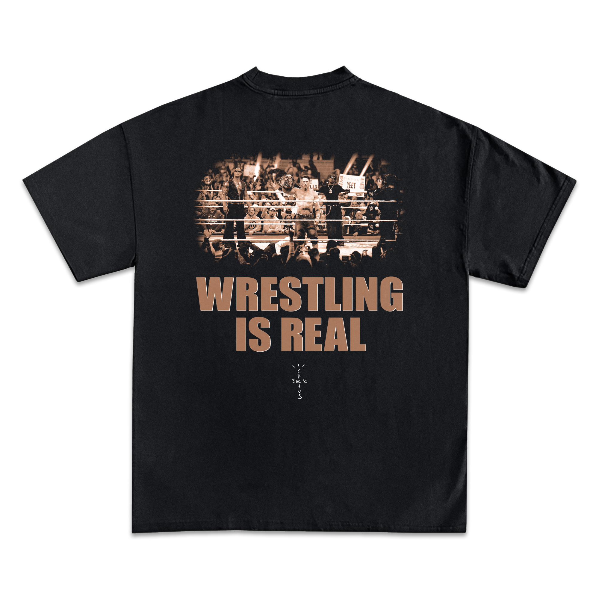 Travis Scott Wrestling Graphic T-Shirt
